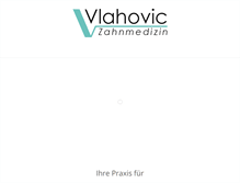 Tablet Screenshot of praxis-vlahovic.de